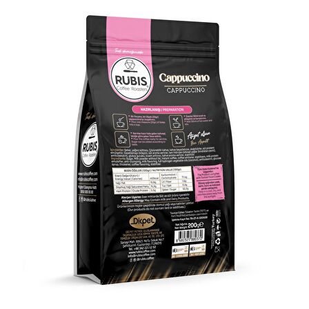 Rubis Coffee Roasters Cappuccino 200 gr