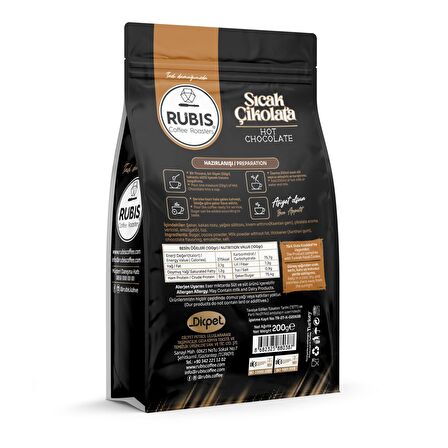 Rubis Coffee Roasters Sıcak Çikolata 200 gr