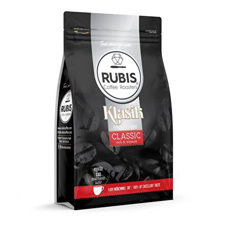 Rubis Coffee Roasters Classic Klasik Sade 200 gr Paket 