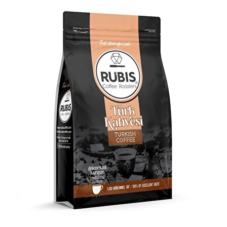 Rubis Coffee Roasters Sade Öğütülmüş Türk Kahvesi 200 gr 