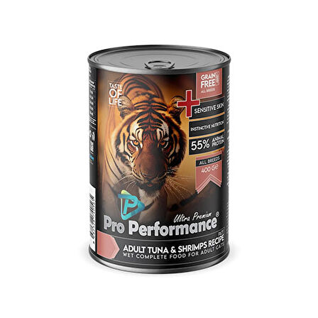 Pro Performance Ultra Premium Ton Balıklı ve Karidesli Yetişkin Kedi Konservesi 400 Gr 
