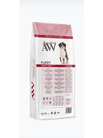 Animal World Kuzu Etli Büyük Irk Yetişkin Kuru Köpek Maması 15 kg