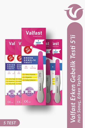 Erken Gebelik Testi Hızlı Hamilelik Testi 5 Adet