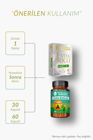 Cilt Işıltısı İçin Güçlü İkili I E-Vita Toco & Evita Retinol