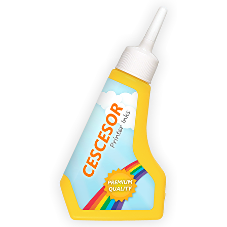 Epson L382 için T6644 Uyumlu Sarı Mürekkep 70gr Claria CESCESOR
