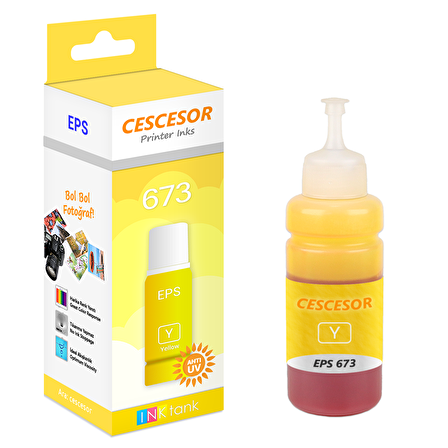 Epson 673 Sarı Muadil Mürekkep - 70 ml - CESCESOR