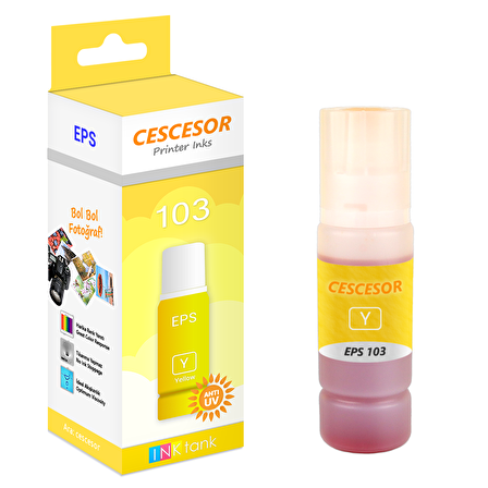 Epson 103 Sarı Muadil Mürekkep - 70 ml - CESCESOR