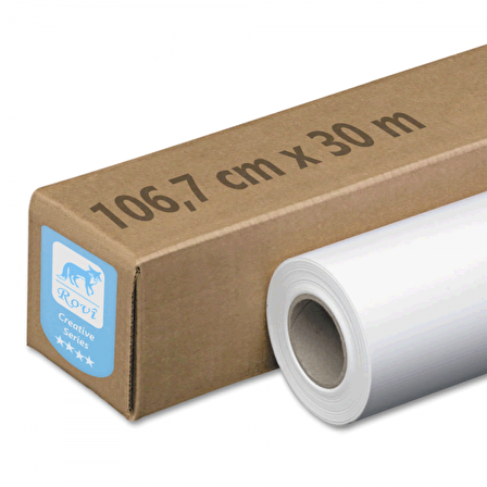 CREATIVE Mat Plastik 106,7 cm x 30 m Rulo Etiket - 180 gsm