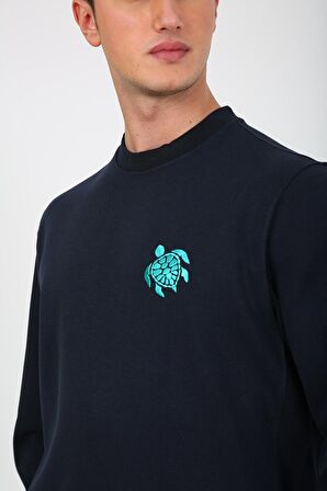 Esqudo Erkek Sweatshirt ESWTP0002 NAVY