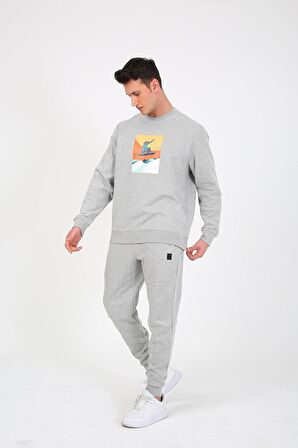 Esqudo Snowboard Erkek Sweatshirt ESWTP0006