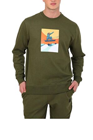 Esqudo Snowboard Erkek Sweatshirt ESWTP0006