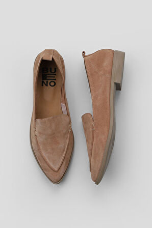 Bueno Shoes Pudra Süet Kadın Düz Babet 01wn0128