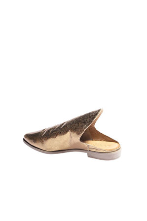 Bueno Shoes Bronz Deri Kadın Düz Terlik 01wn0139