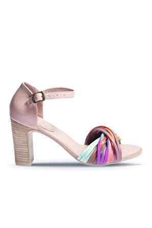 Bueno Shoes Multi M10 Deri Kadın Topuklu Sandalet 01wn4319