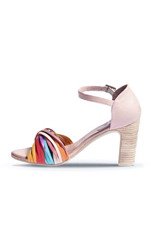 Bueno Shoes Multi M10 Deri Kadın Topuklu Sandalet 01wn4319