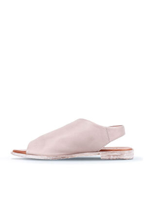 Bueno Shoes Gümüş Deri Kadın Sandalet 01wn5000