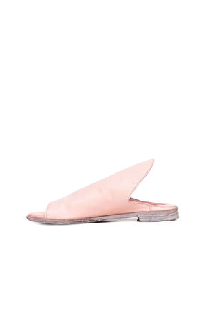 Bueno Shoes Pudra Deri Kadın Düz Terlik 01wn5019