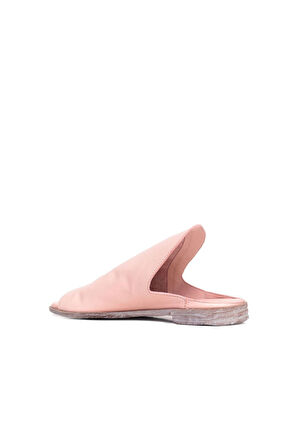 Bueno Shoes Pudra Deri Kadın Düz Terlik 01wn5019