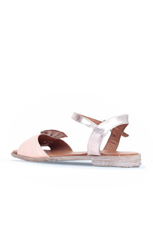 Bueno Shoes Pudra Deri Kadın Düz Sandalet 01wn5022