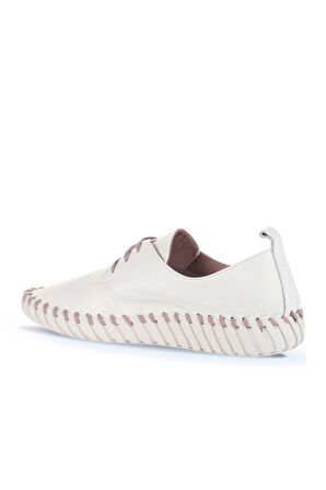 Bueno Shoes Pembe Deri Kadın Düz Ayakkabı 01wq0200
