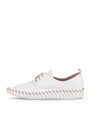 Bueno Shoes Pembe Deri Kadın Düz Ayakkabı 01wq0200