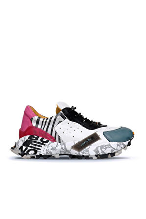 Bueno Shoes Mavi Deri Kadın Spor Ayakkabı 01wq10600