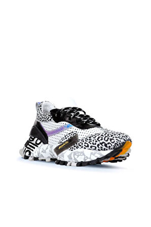 Bueno Shoes Leopar Deri Kadın Spor Ayakkabı 01wq10602