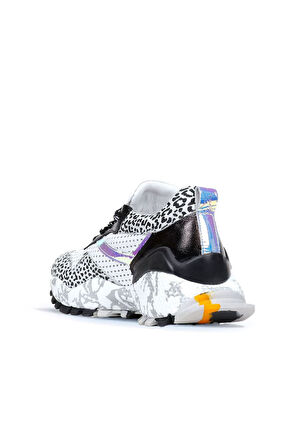 Bueno Shoes Leopar Deri Kadın Spor Ayakkabı 01wq10602