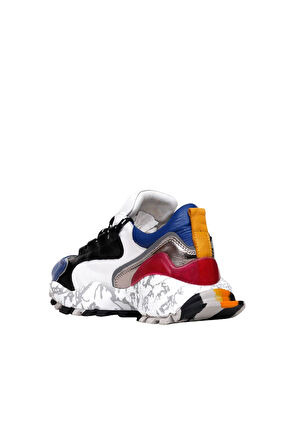 Bueno Shoes Lacivert Deri Kadın Spor Ayakkabı 01wq10604