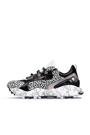 Bueno Shoes Leopar Deri Kadın Spor Ayakkabı 01wq10604