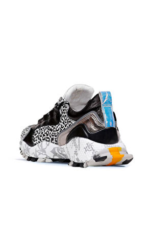 Bueno Shoes Leopar Deri Kadın Spor Ayakkabı 01wq10604