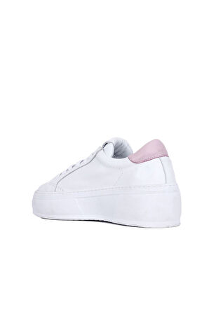 Bueno Shoes Beyaz B18c01 Kadın Dolgu Topuklu Spor Ayakkabı 01wq5101