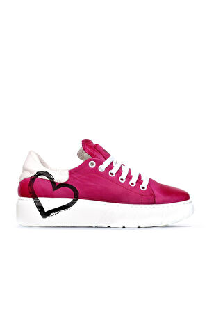 Bueno Shoes Fuşya Deri Kadın Spor Ayakkabı 01wr4802
