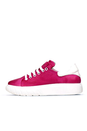 Bueno Shoes Fuşya Deri Kadın Spor Ayakkabı 01wr4802