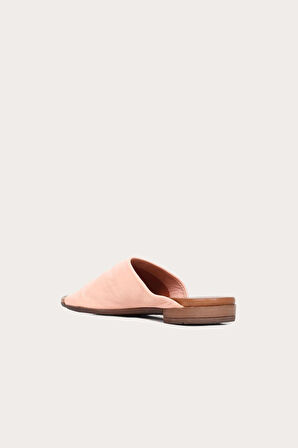 Bueno Shoes Pudra Deri Kadın Düz Terlik 01wn0204