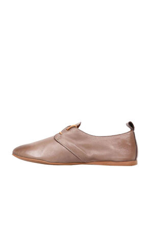 Bueno Shoes Gri Deri Kadın Günlük Ayakkabı 01wj2123