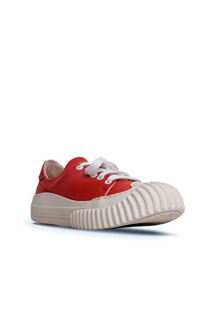 Bueno Shoes Mercan Deri Kadın Dolgu Topuklu Ayakkabı 01wq10300