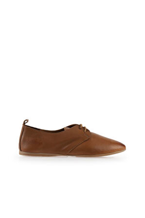 Bueno Shoes Kahverengi Deri Kadın Günlük Ayakkabı 01wj2123