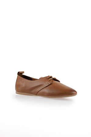 Bueno Shoes Kahverengi Deri Kadın Günlük Ayakkabı 01wj2123