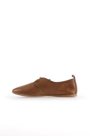 Bueno Shoes Kahverengi Deri Kadın Günlük Ayakkabı 01wj2123