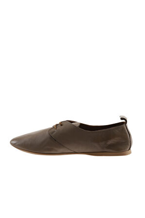 Bueno Shoes Gümüş Deri Kadın Günlük Ayakkabı 01wj2123