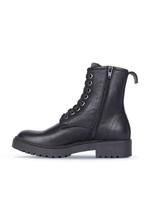 Bueno Shoes Siyah B60c03 Kadın Düz Bot 01wr4201