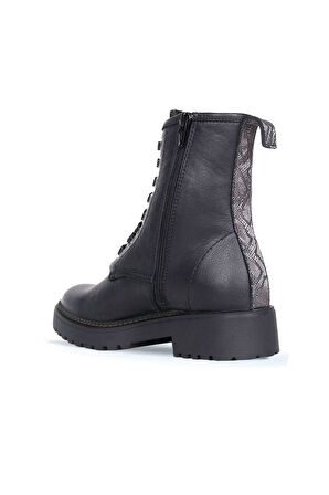Bueno Shoes Siyah B60c03 Kadın Düz Bot 01wr4201