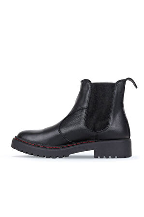 Bueno Shoes Siyah B76c01 Kadın Düz Bot 01wr4204