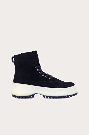 Bueno Shoes Siyah Süet Kadın Spor Bot 01wr4700