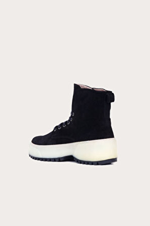 Bueno Shoes Siyah Süet Kadın Spor Bot 01wr4700
