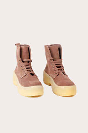 Bueno Shoes Vizon Süet Kadın Spor Bot 01wr4700