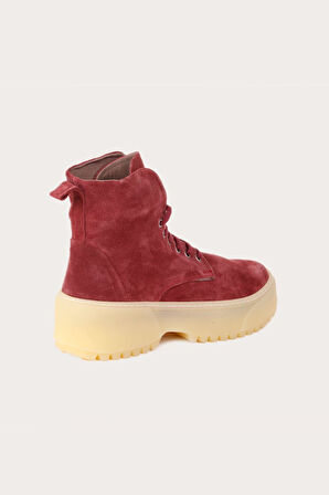 Bueno Shoes Bordo Süet Kadın Spor Bot 01wr4700