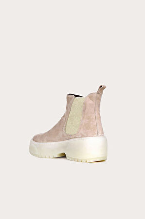 Bueno Shoes Bej Süet Kadın Spor Bot 01wr4701