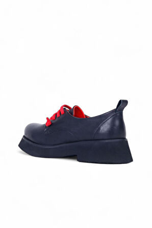 Bueno Shoes Kırmızı Deri Kadın Klasik Ayakkabı 01wr8804